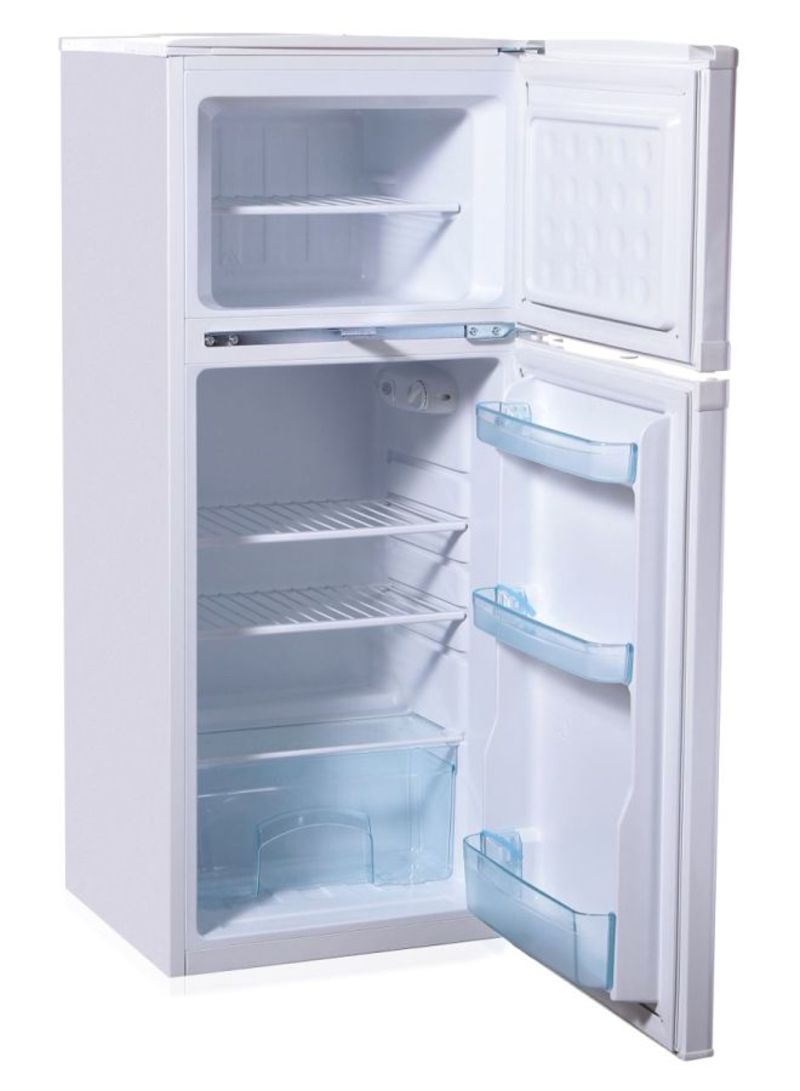 Durable Double Door Refrigerator 170L SG R175H White